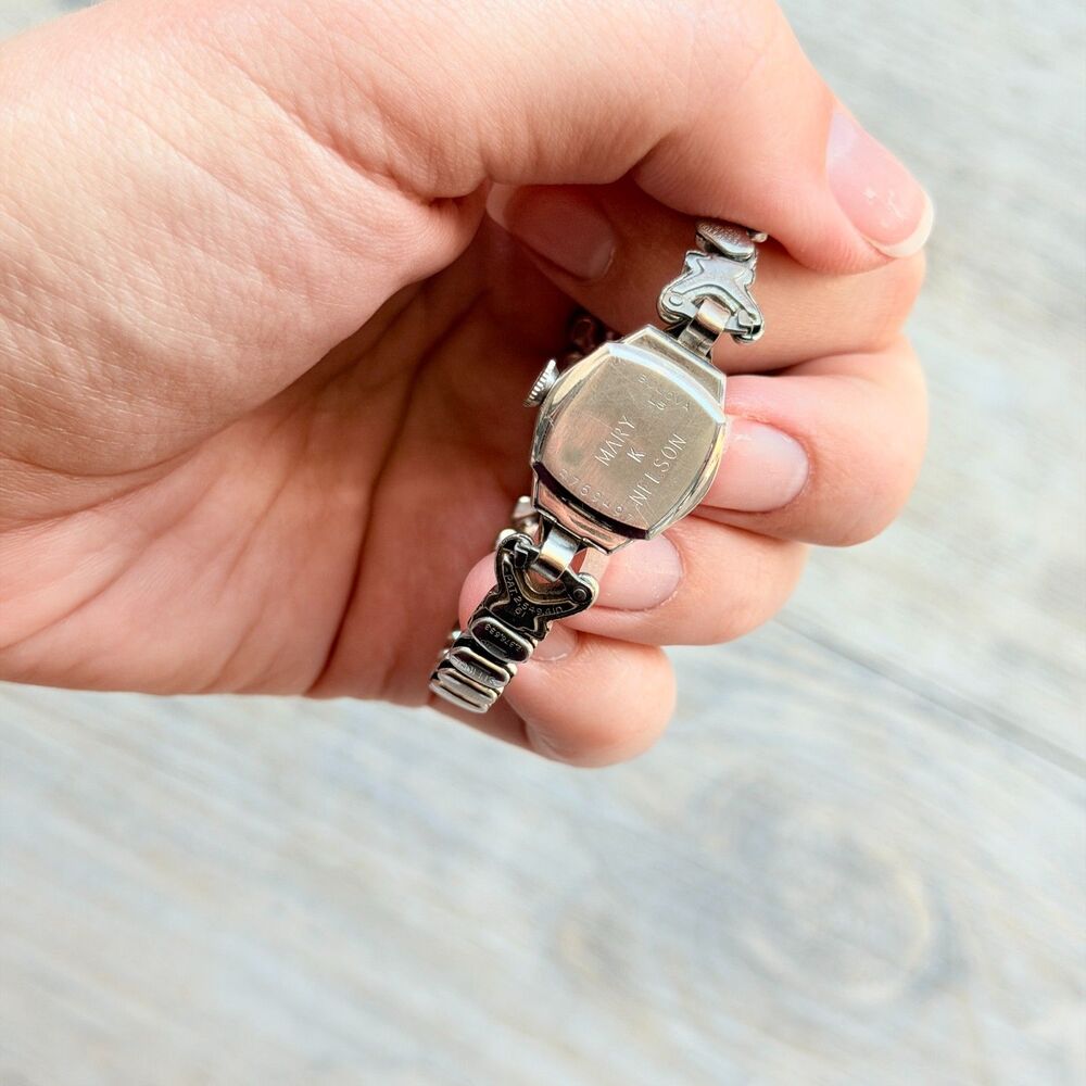 Vintage Bulova 10K GF Top Caps Ladies Wrist Watch Art Deco Bracelet Watch - Picture 6 of 11
